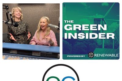 ladies laughing in a radio soundbooth